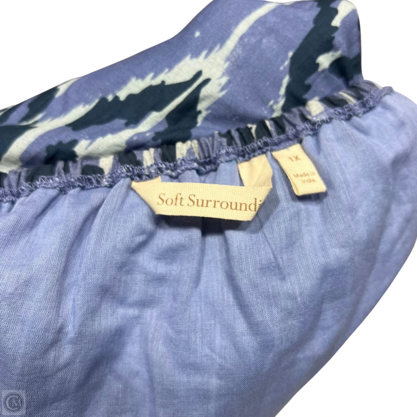 Dress Casual Midi By Soft Surroundings In Blue, Size: 1x