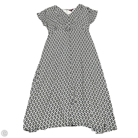 Dress Casual Maxi By Jessica London In Blue & Cream, Size: 4x