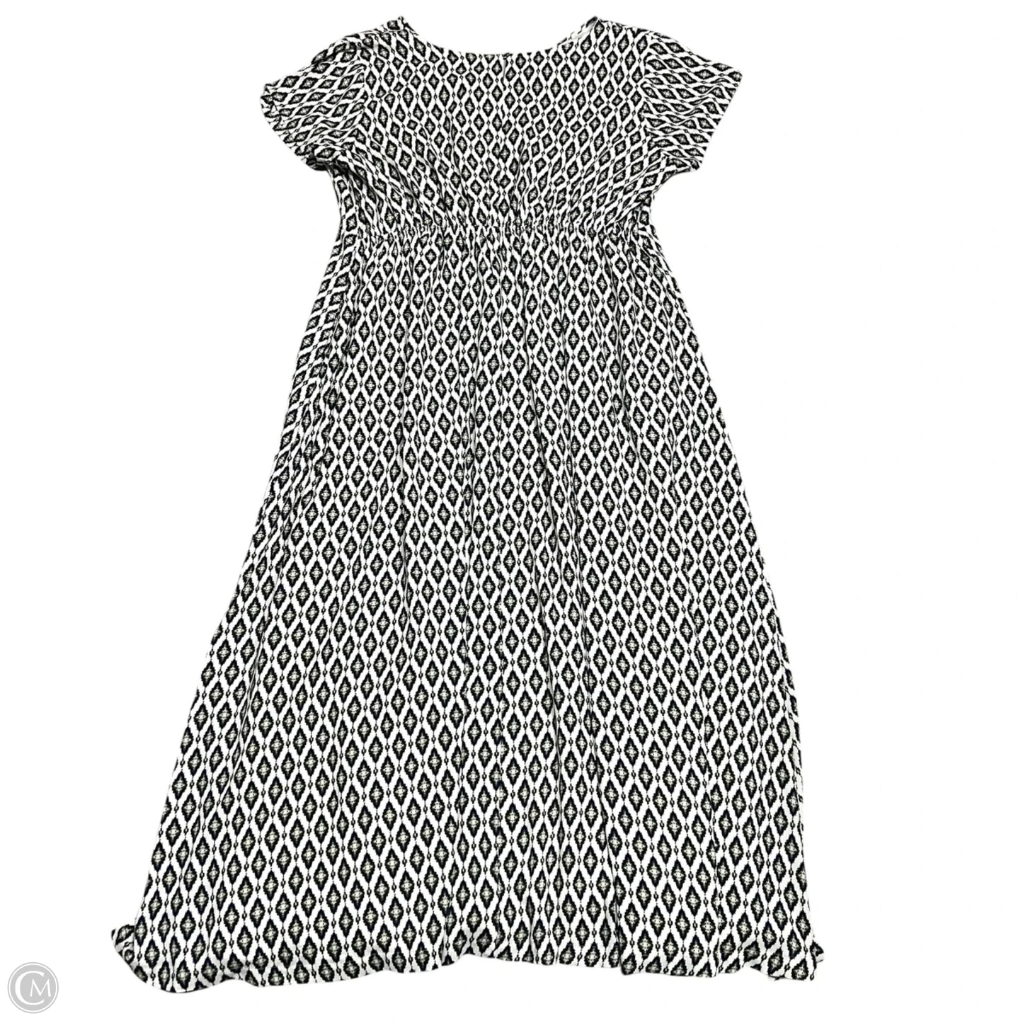 Dress Casual Maxi By Jessica London In Blue & Cream, Size: 4x