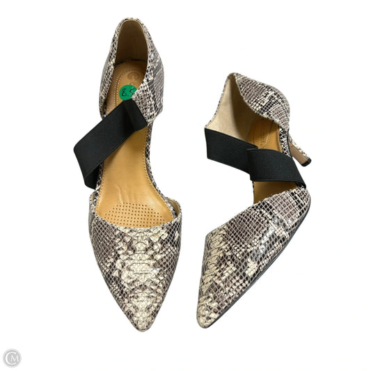 Shoes Heels Kitten By Corso Como In Snakeskin Print, Size: 8.5