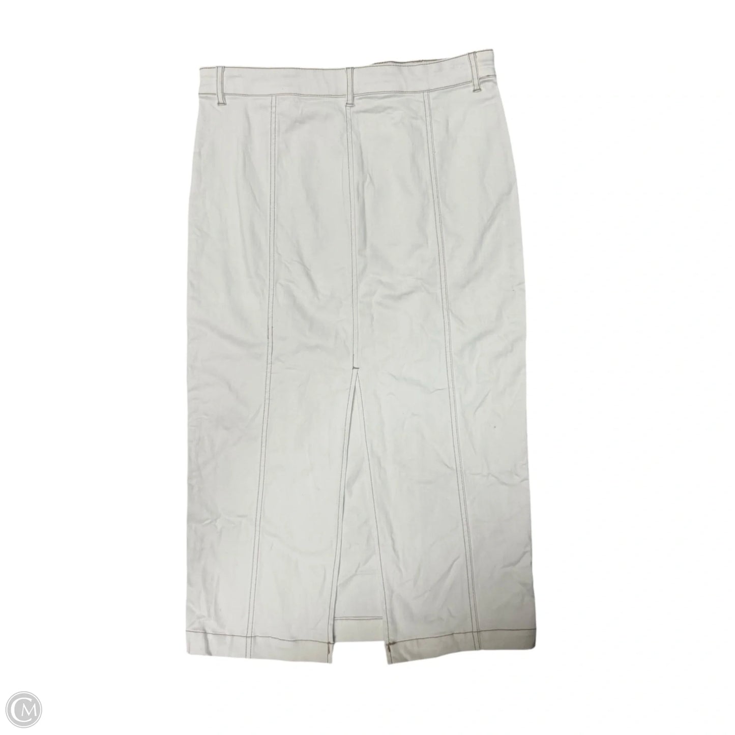 Skirt MaxiIn Cream Denim, Size: 8