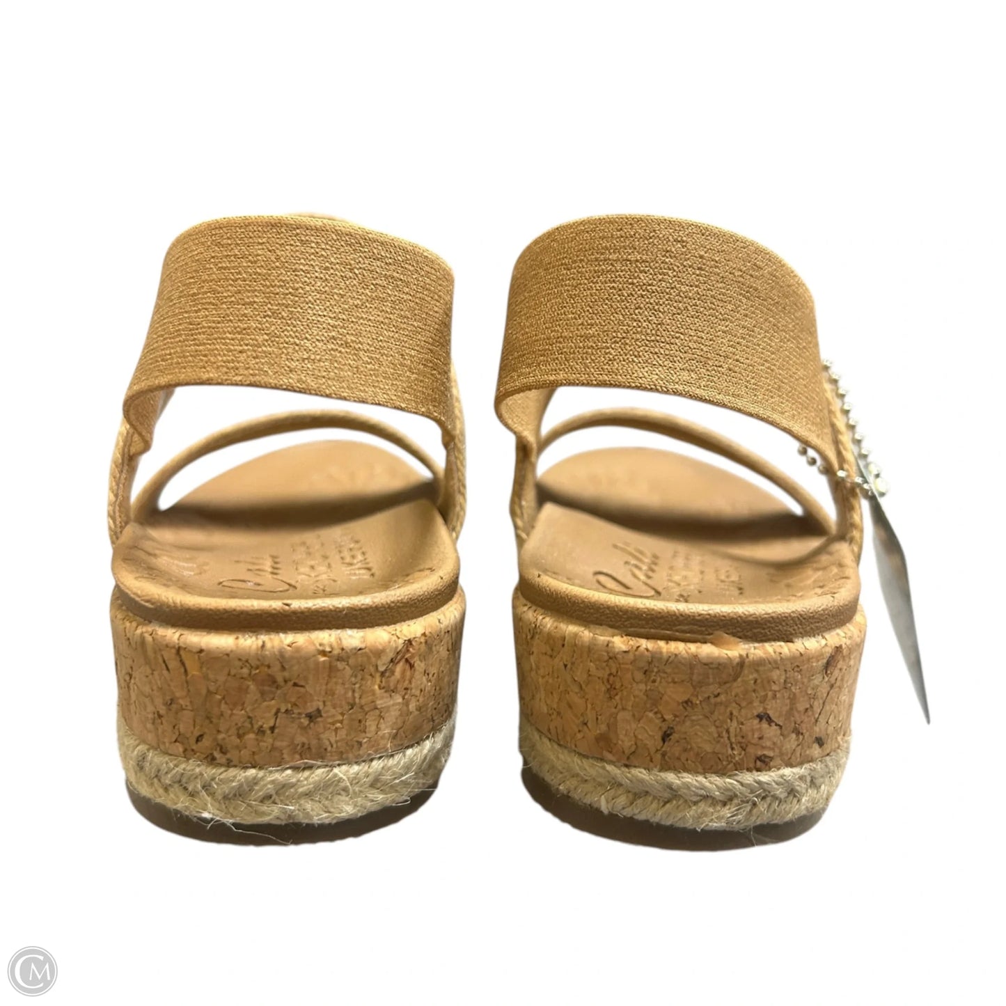 Sandals Heels Platform By Skechers In Tan, Size: 6
