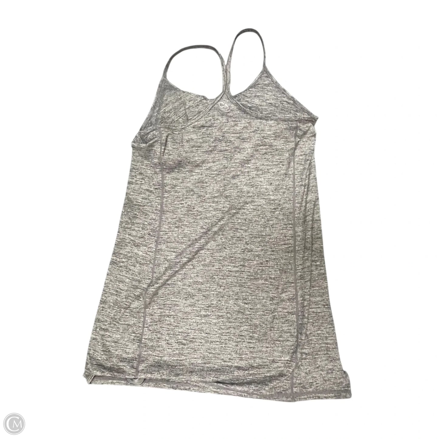 Athletic Dress By Calvin Klein In Grey, Size: M