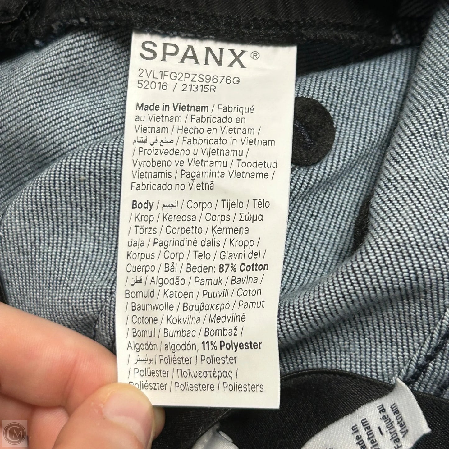 Shorts By Spanx In Blue Denim, Size: 8