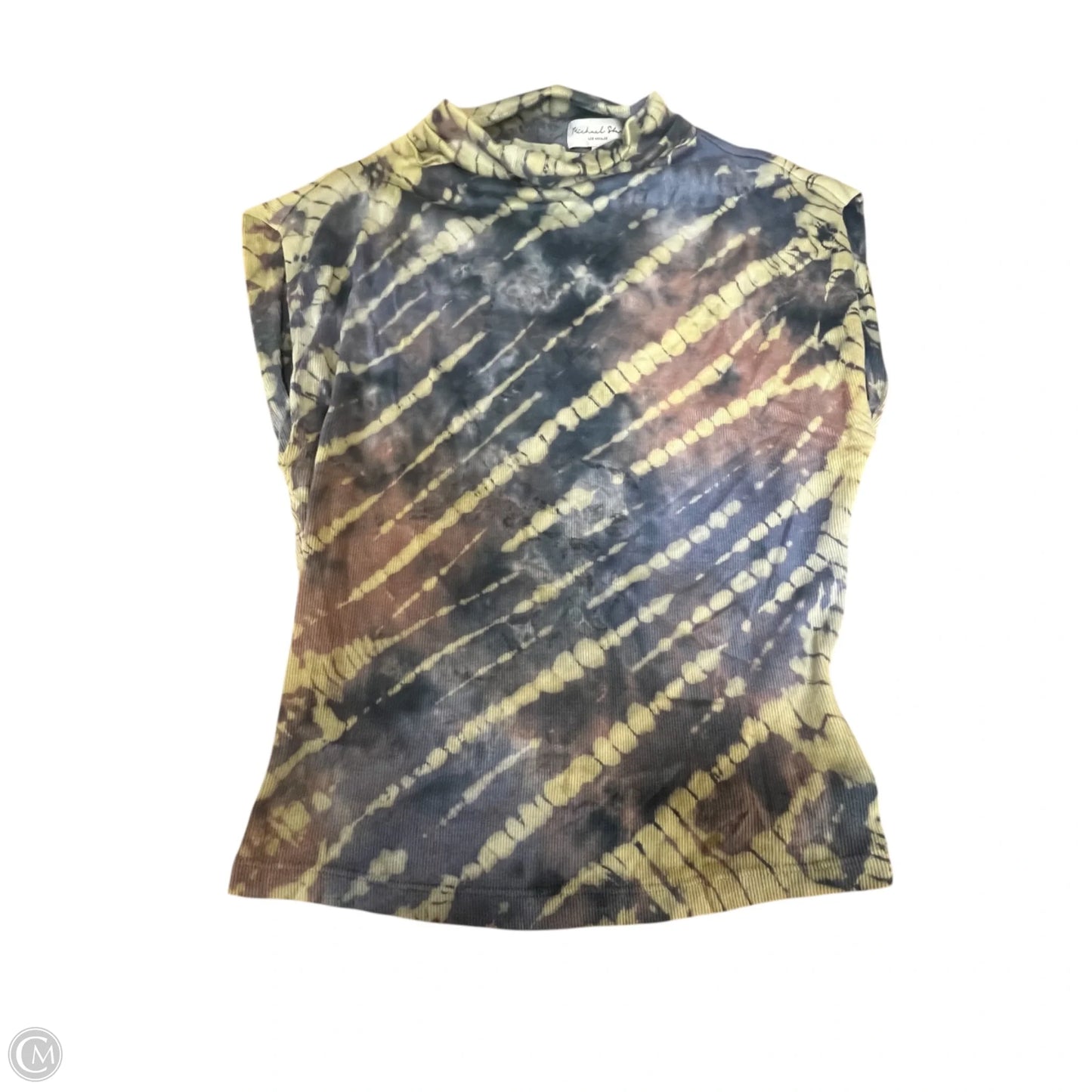 Top Sleeveless By Michael Stars In Blue & Green, Size: Xs
