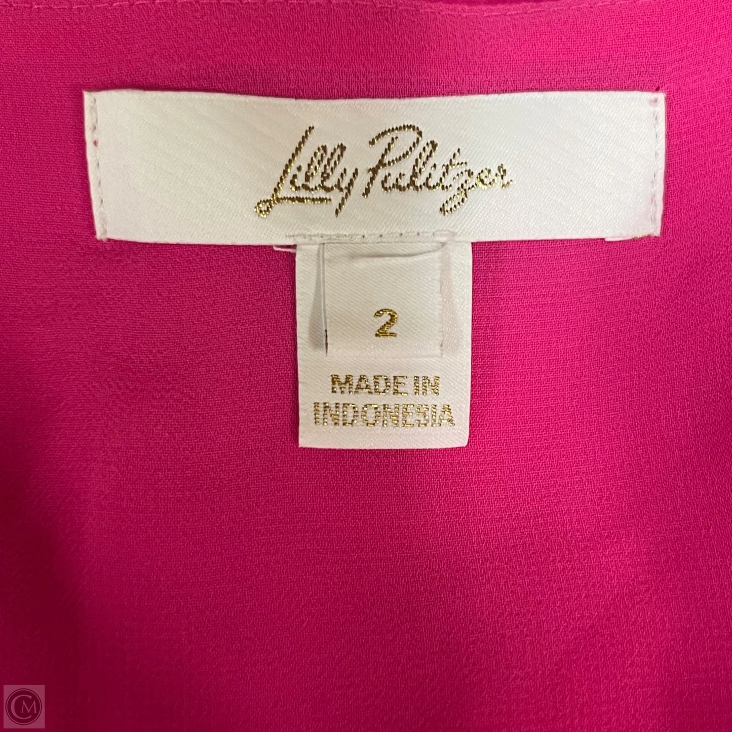 Top Sleeveless Designer By Lilly Pulitzer In Pink, Size: Xs