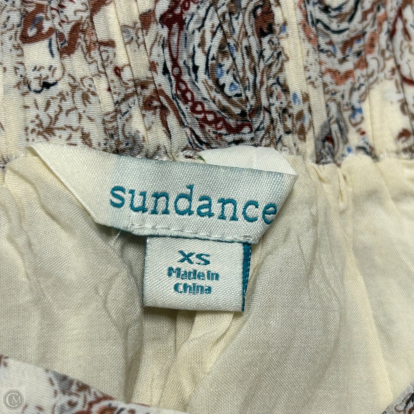 Skirt Midi By Sundance In Brown & Cream, Size: 0