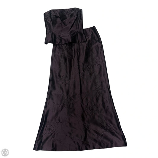 Skirt Set 2pc By Ann Taylor In Purple, Size: Xs