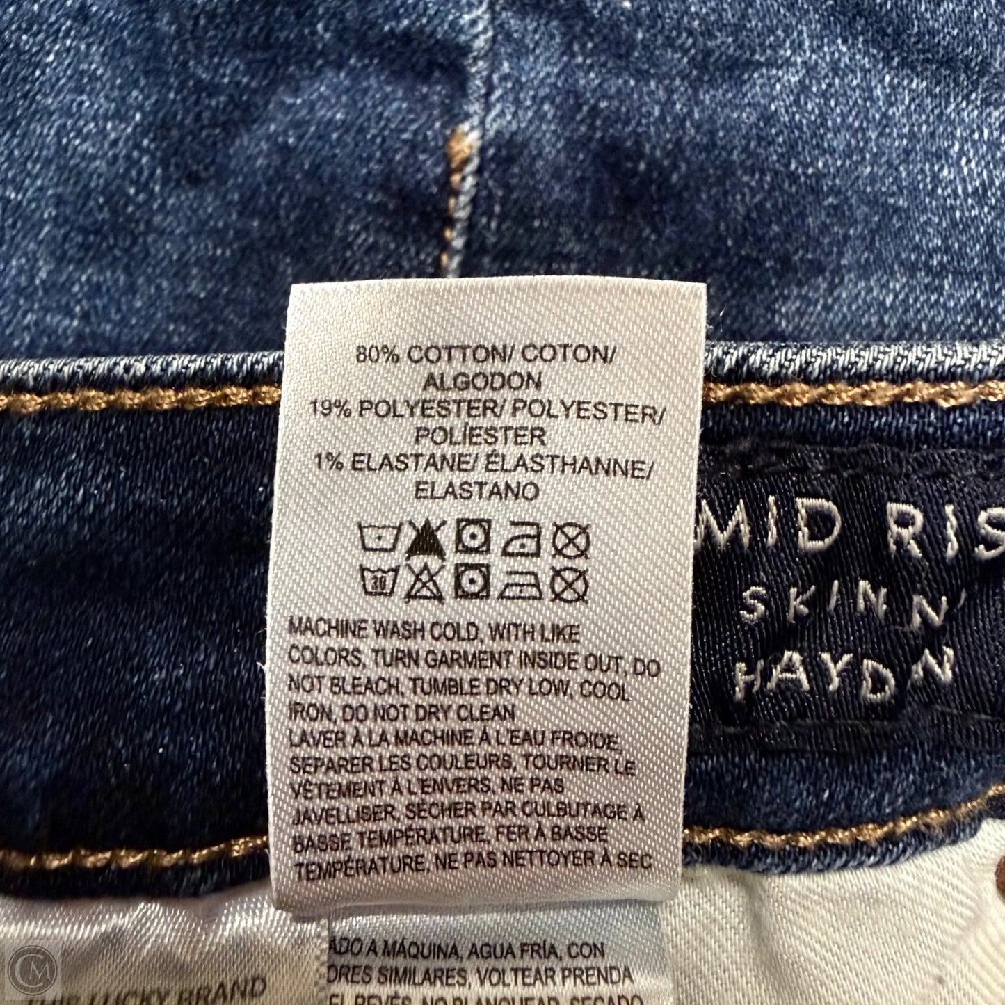 Shorts By Lucky Brand In Blue Denim, Size: 4
