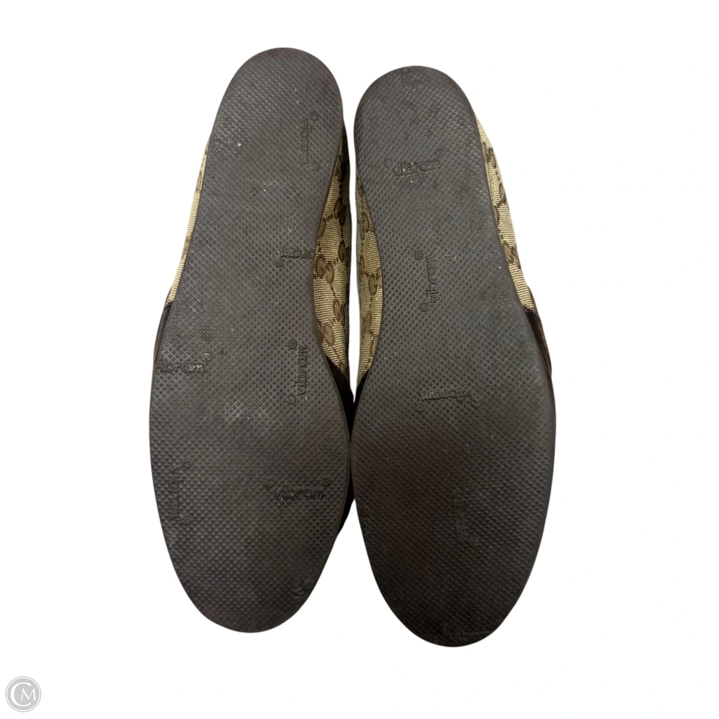 Shoes Luxury Designer By Gucci In Brown, Size: 6