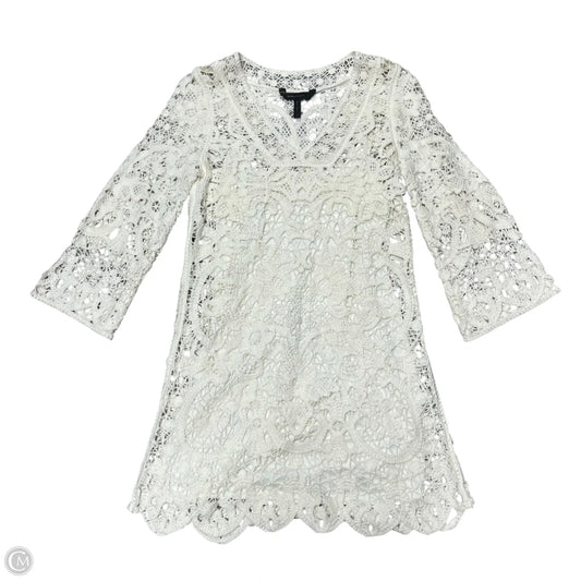 Dress Casual Short By Bcbgmaxazria In Cream, Size: Xs