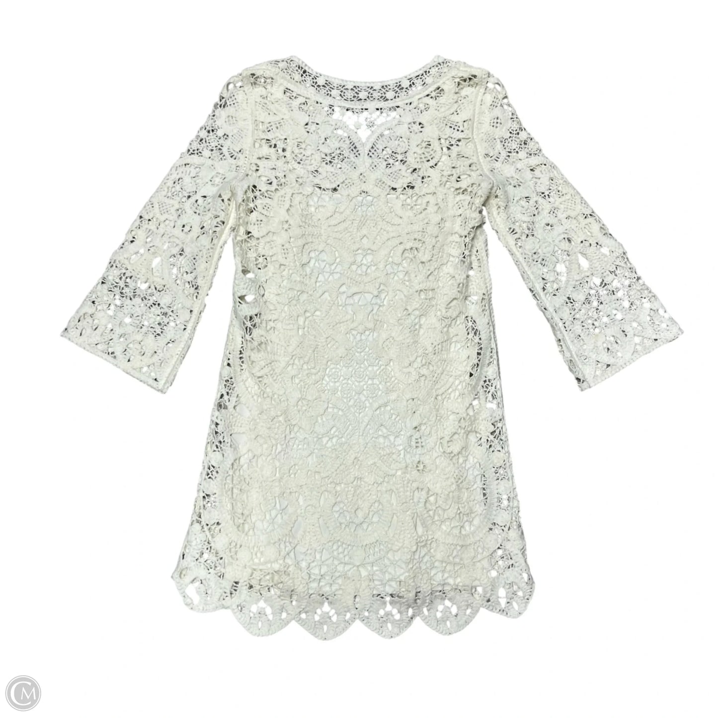 Dress Casual Short By Bcbgmaxazria In Cream, Size: Xs