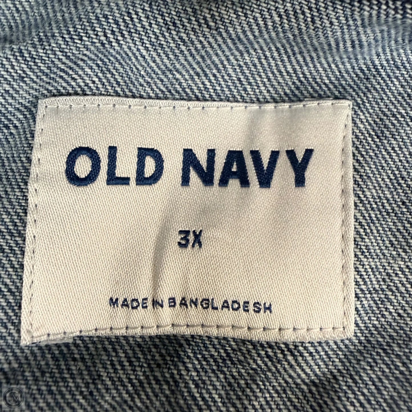 Jacket Denim By Old Navy In Blue Denim, Size: 3x