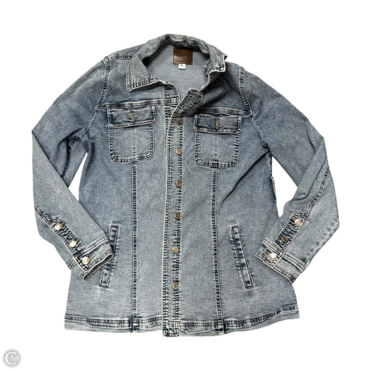 Jacket Denim By Maurices In Blue Denim, Size: Xl