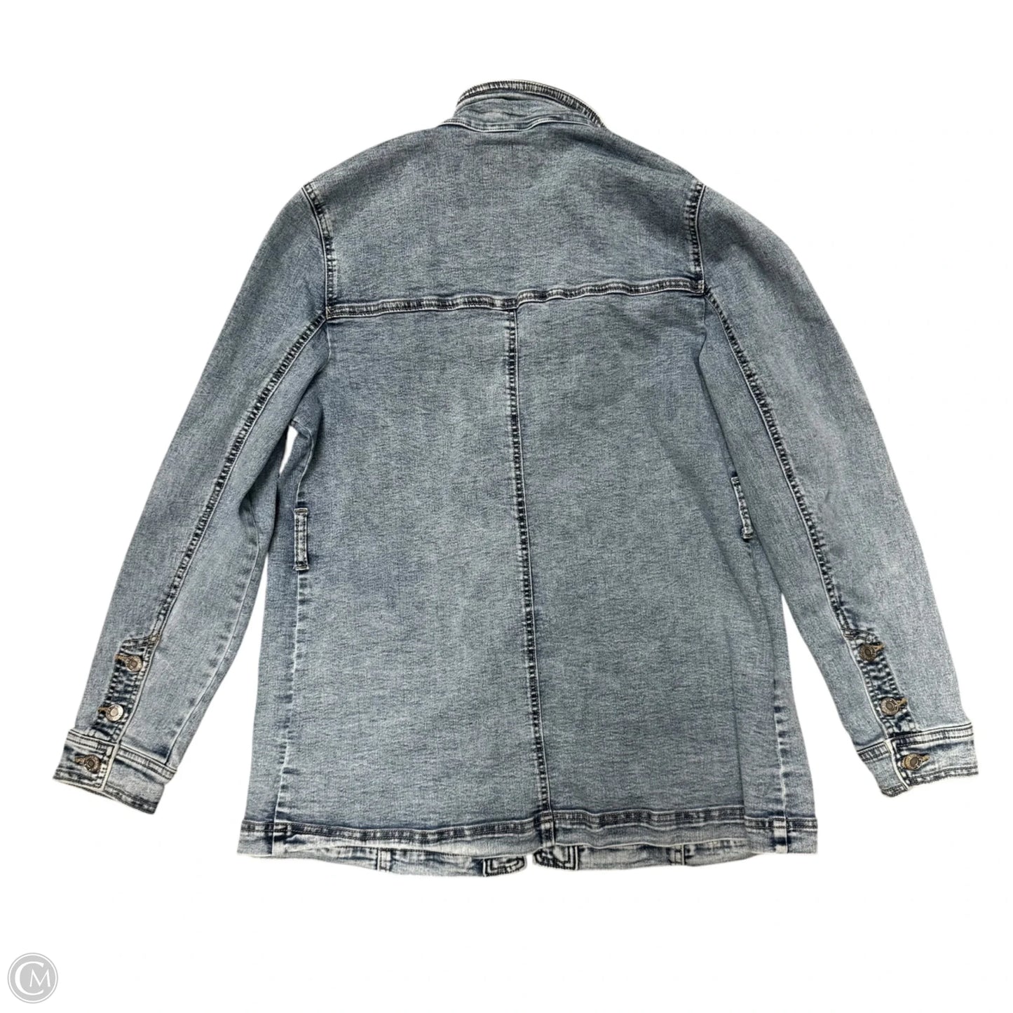 Jacket Denim By Maurices In Blue Denim, Size: Xl