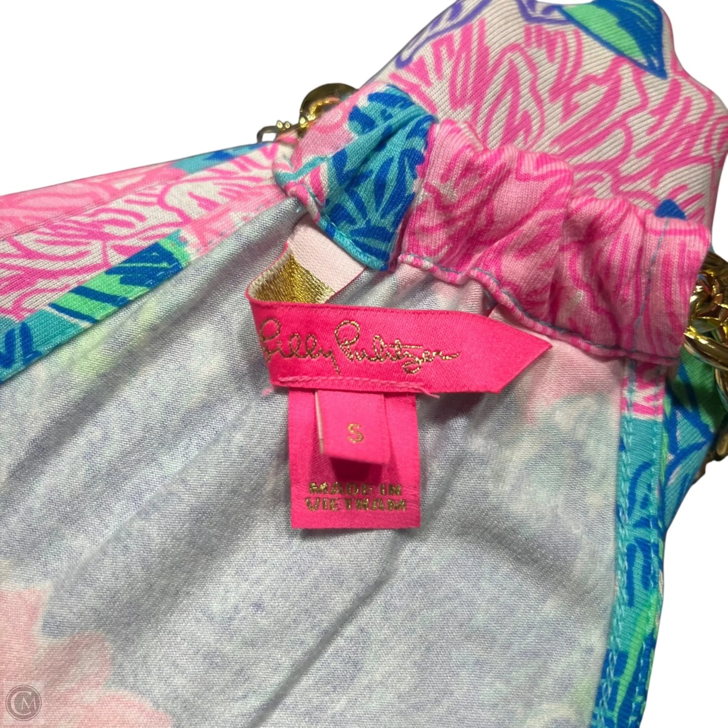 Dress Designer By Lilly Pulitzer In Blue & Pink, Size: S