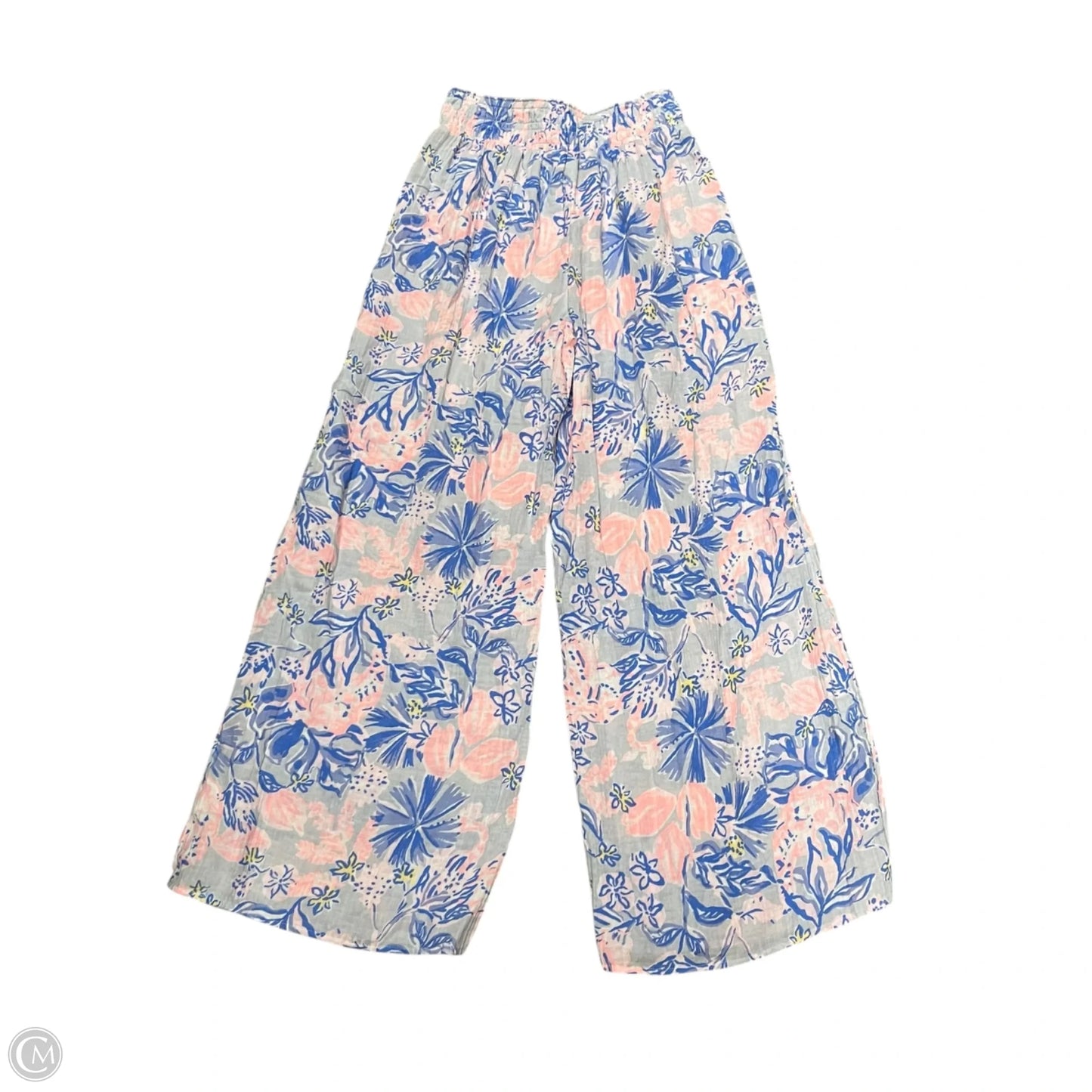 Pants Designer By Lilly Pulitzer In Blue & Pink, Size: 4