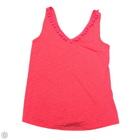 Top Sleeveless Designer By Lilly Pulitzer In Pink, Size: S