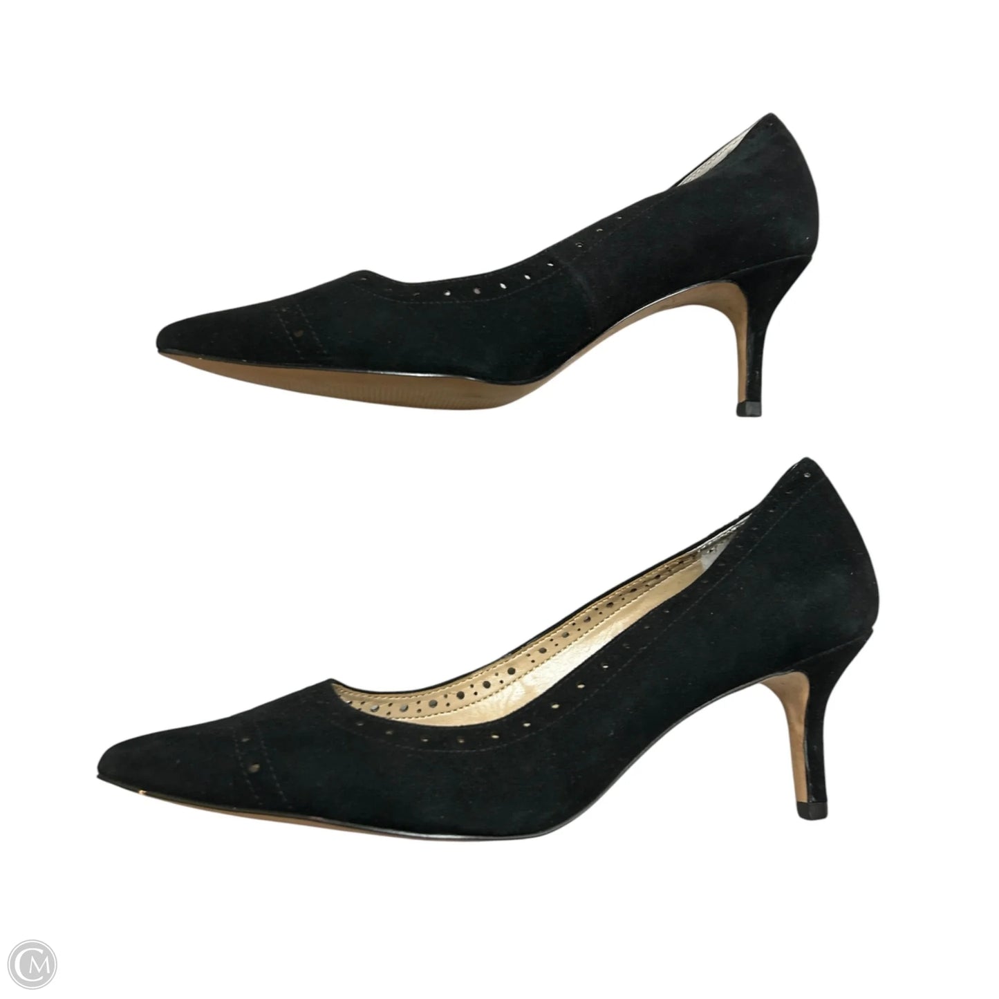 Shoes Heels Kitten By Ann Taylor In Black, Size: 8