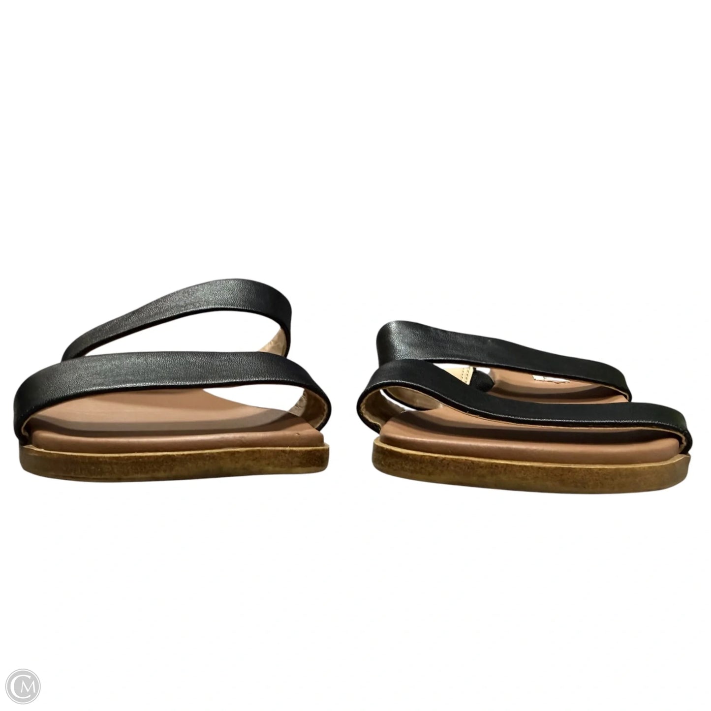 Sandals Flats By Steve Madden In Black, Size: 9.5