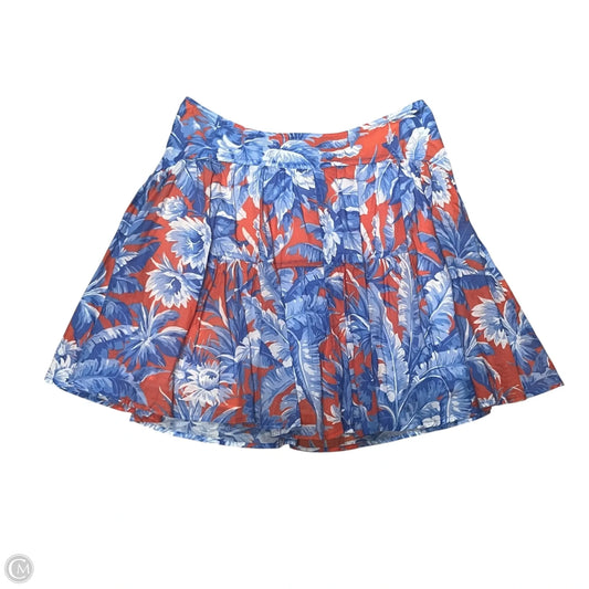 Skirt Mini & Short By J. Crew In Blue & Red, Size: 4