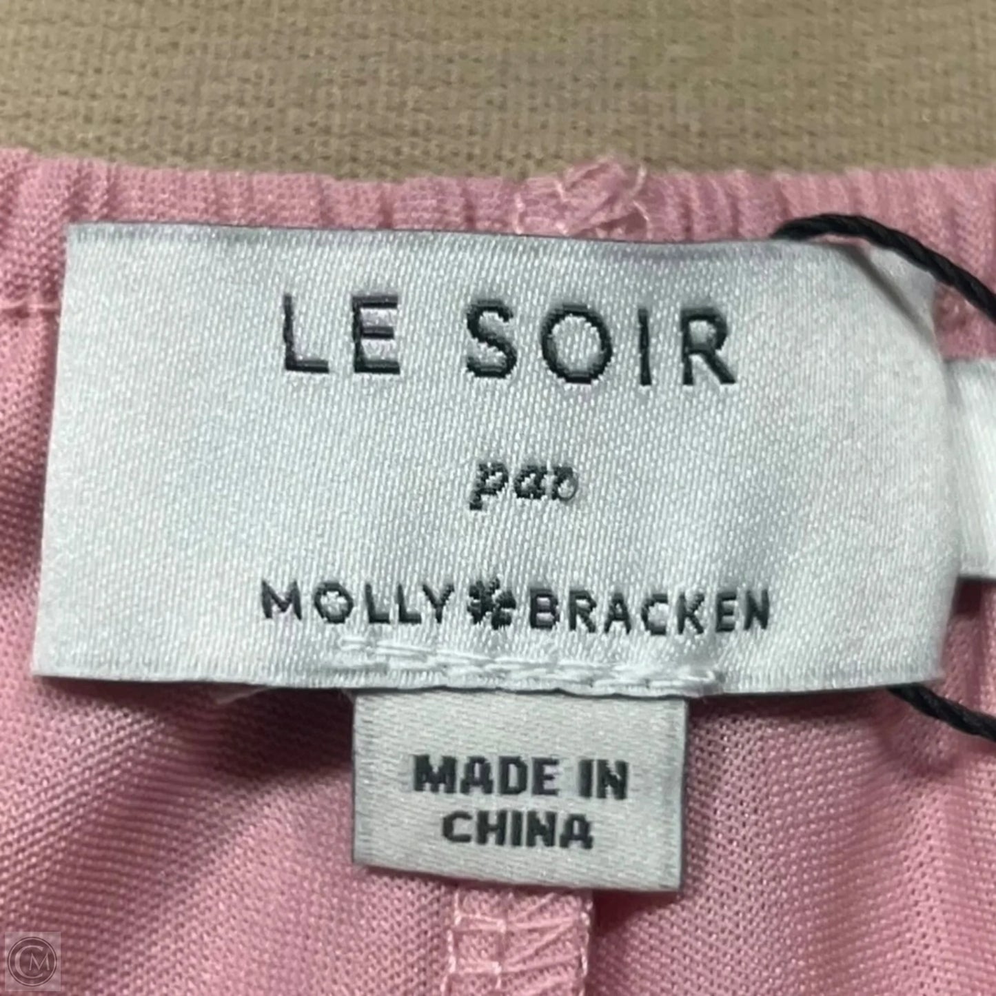 Skirt Maxi By Molly Bracken In Gold & Pink, Size: 12