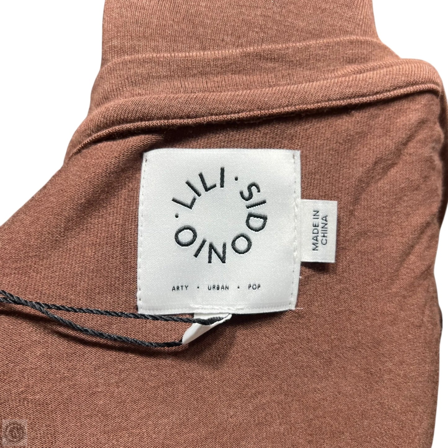 Top Short Sleeve By Lili Sidonio In Brown, Size: S