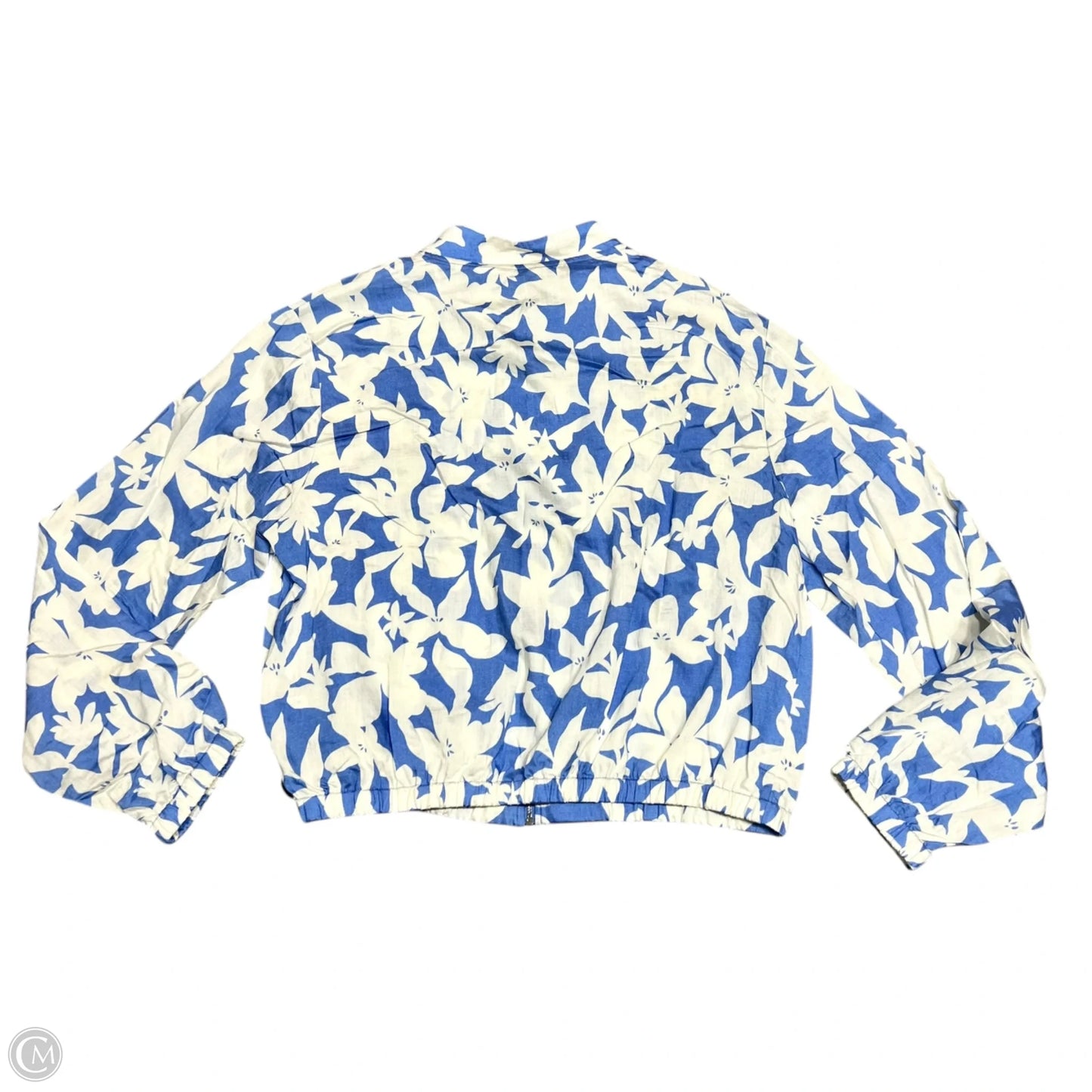 Jacket Other By Lili Sidonio In Blue & White, Size: L