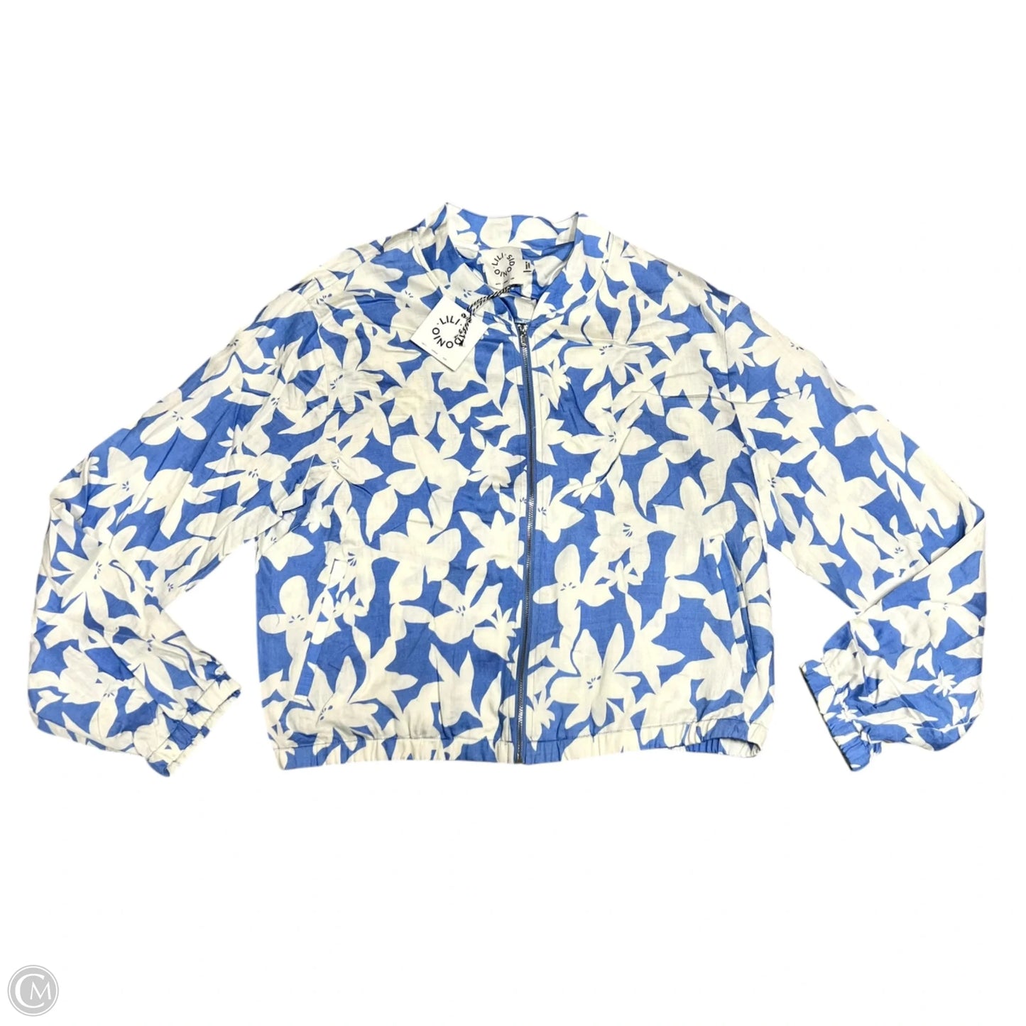Jacket Other By Lili Sidonio In Blue & White, Size: S