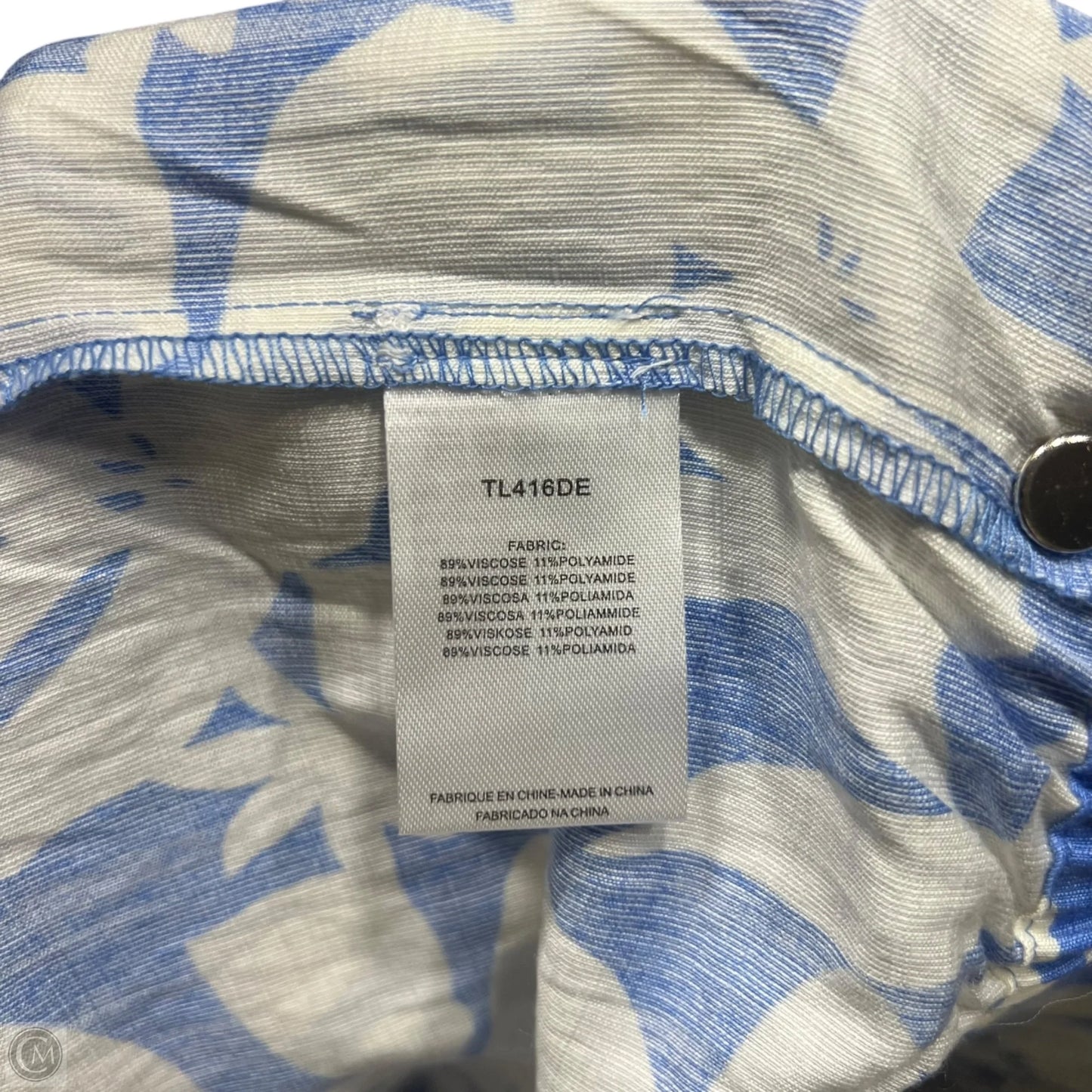 Jacket Other By Lili Sidonio In Blue & White, Size: S
