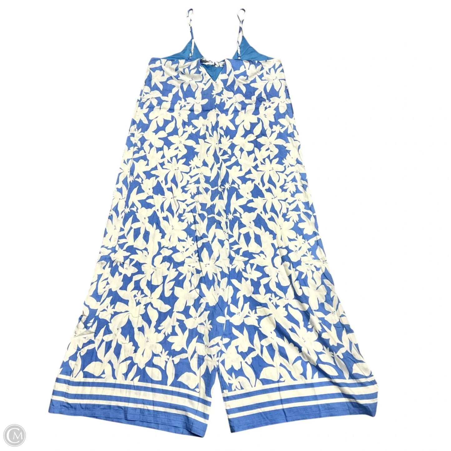 Jumpsuit By Lili Sidonio In Blue & White, Size: L