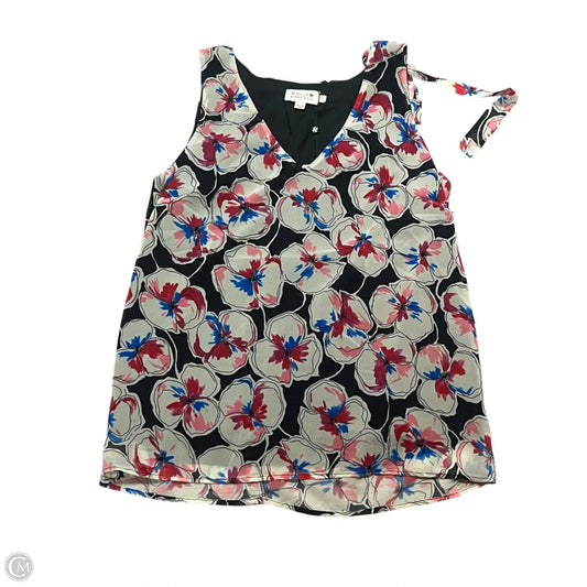 Top Sleeveless By Molly Bracken In Floral Print, Size: L