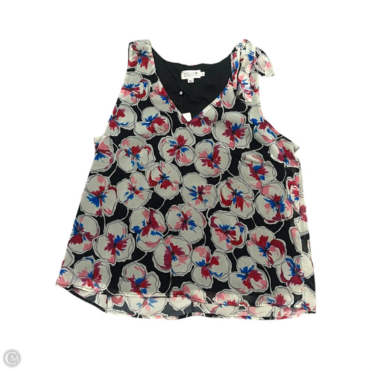 Top Sleeveless By Molly Bracken In Floral Print, Size: Xl