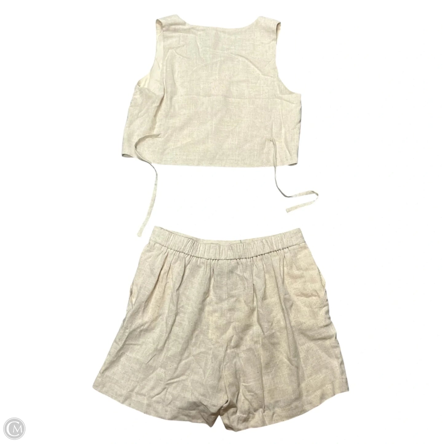 Shorts Set By Lili Sidonio In Tan, Size: L