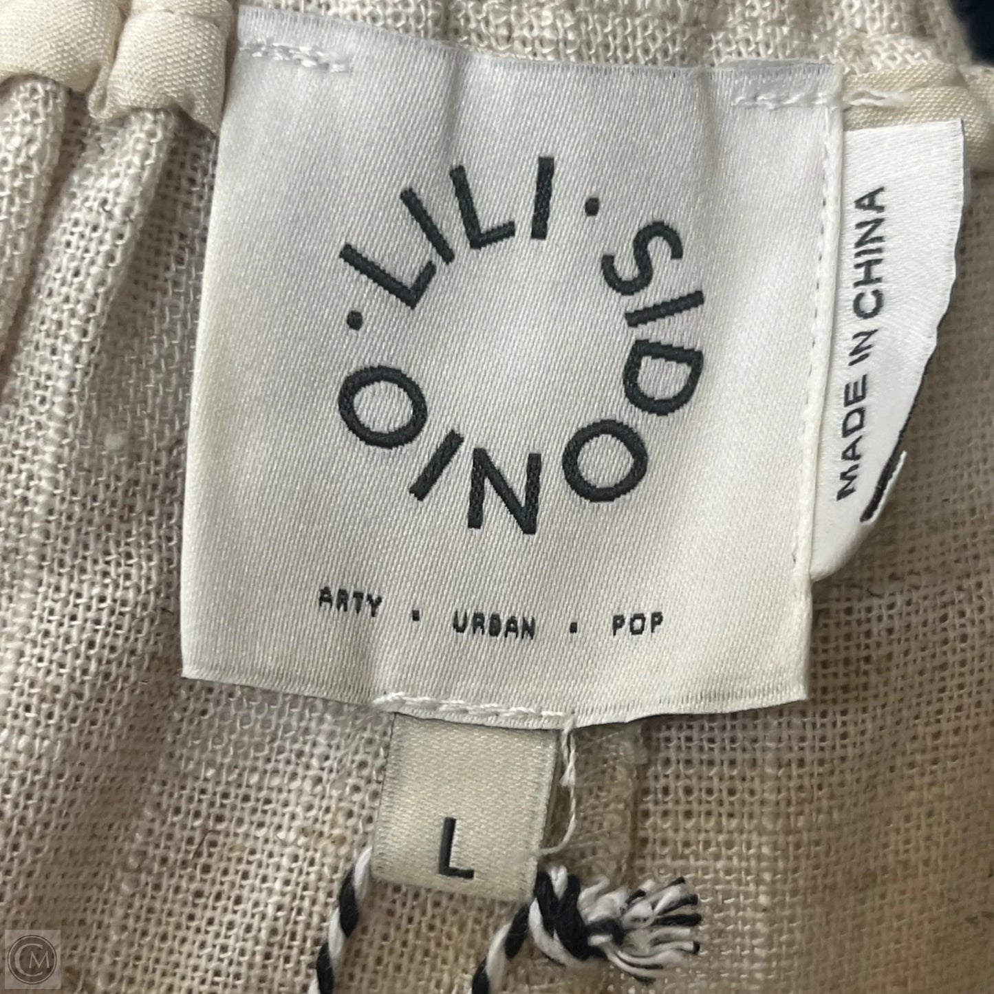 Shorts Set By Lili Sidonio In Tan, Size: L