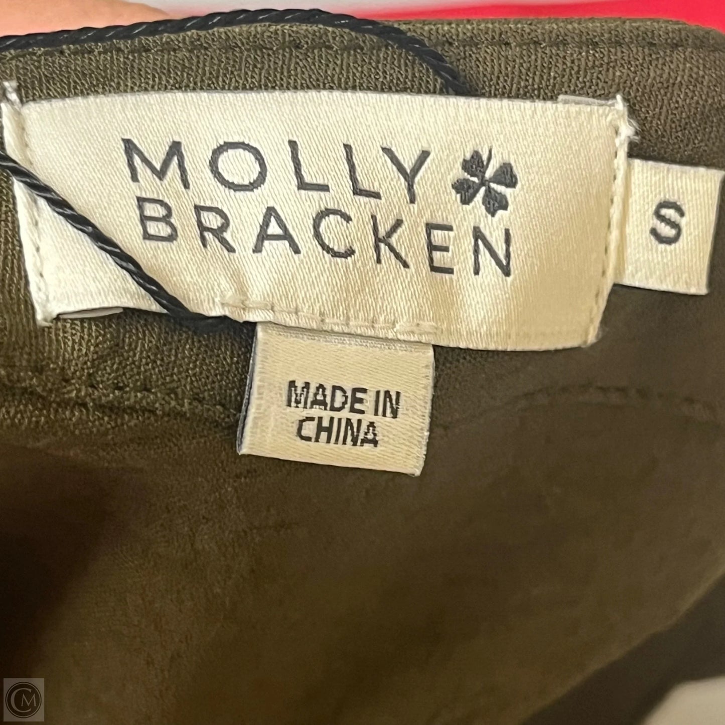 Top Sleeveless By Molly Bracken In Green, Size: S