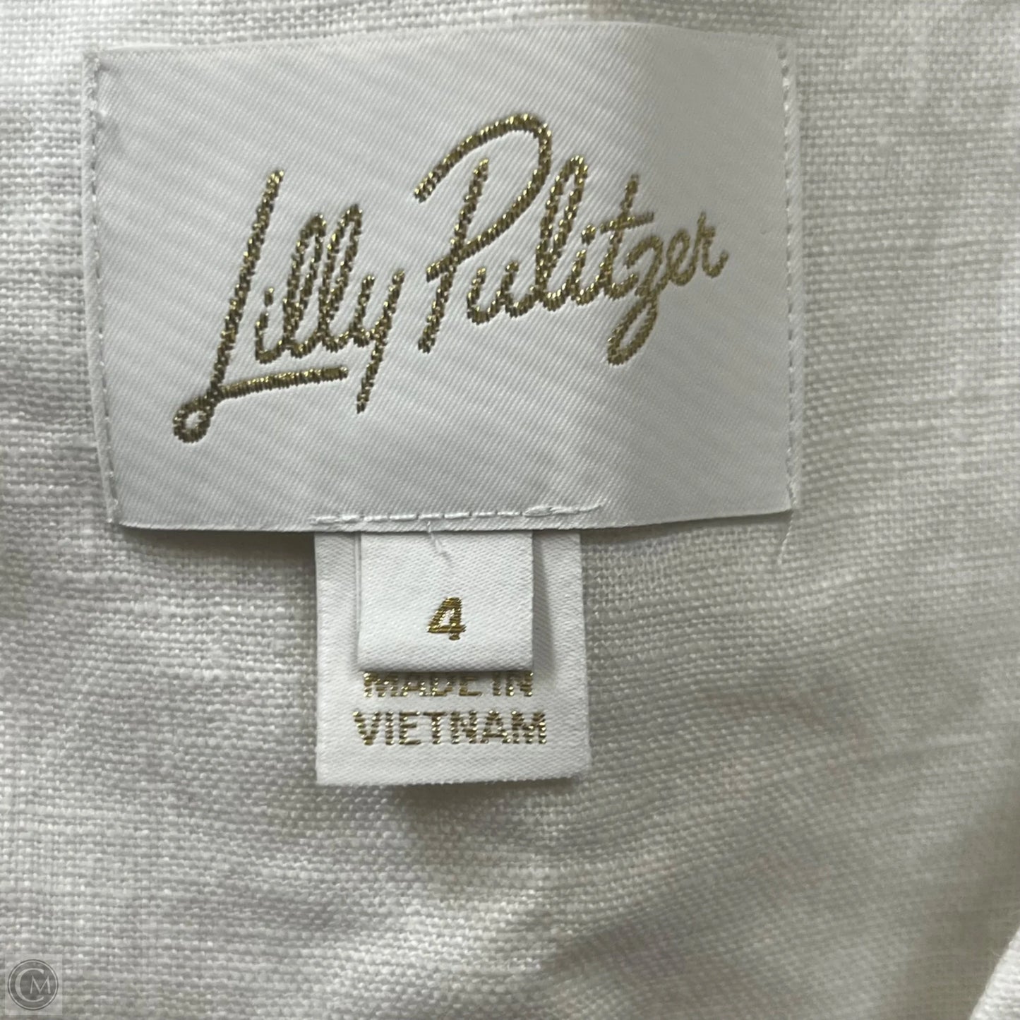 Vest Designer By Lilly Pulitzer In Cream, Size: S