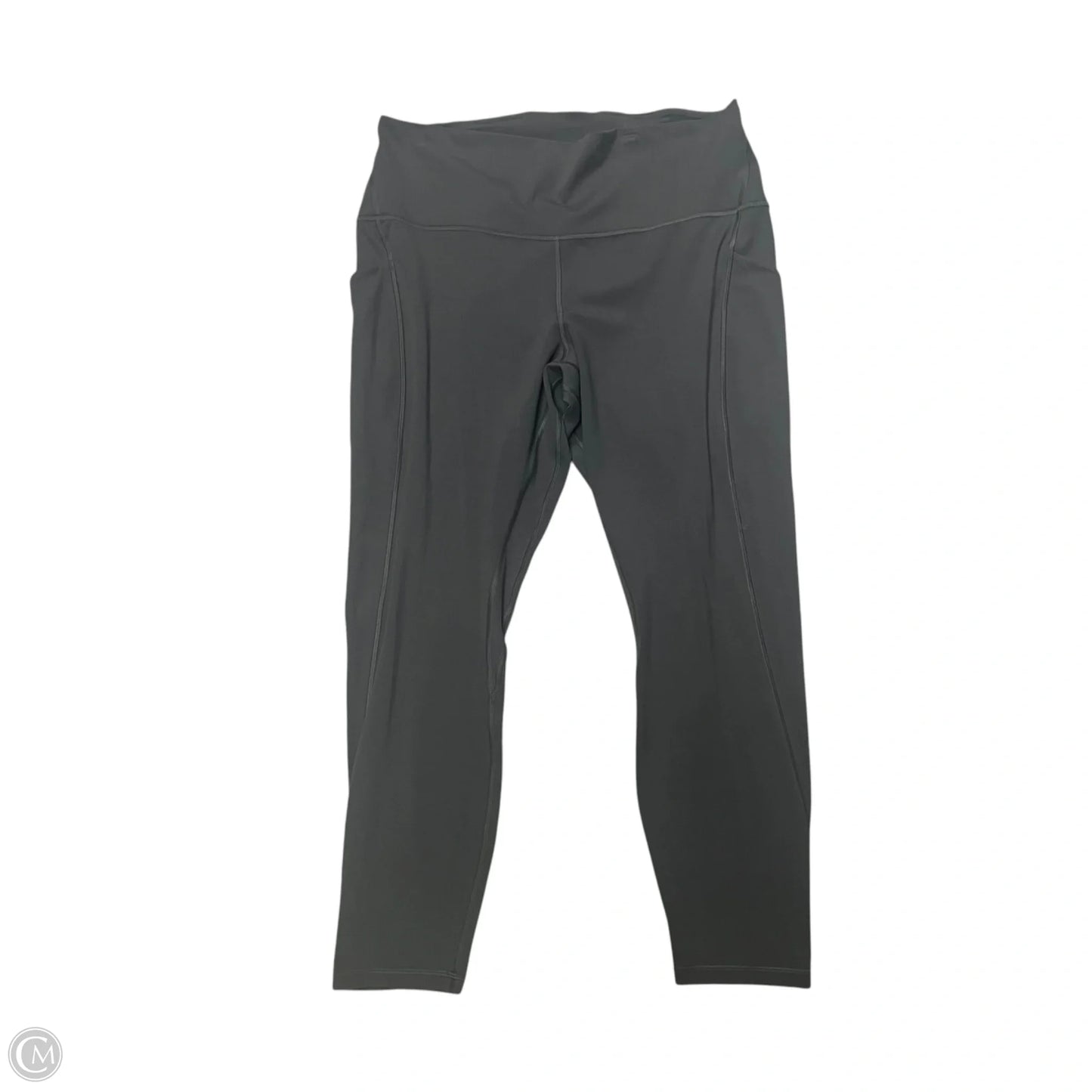 Athletic Leggings By Lululemon In Grey, Size: 16