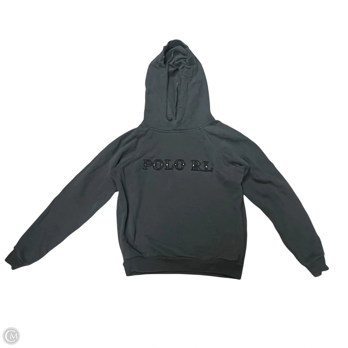 Sweatshirt Hoodie By Polo Ralph Lauren In Grey, Size: Xs