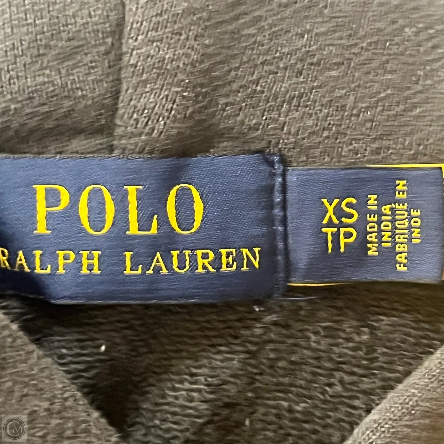 Sweatshirt Hoodie By Polo Ralph Lauren In Grey, Size: Xs