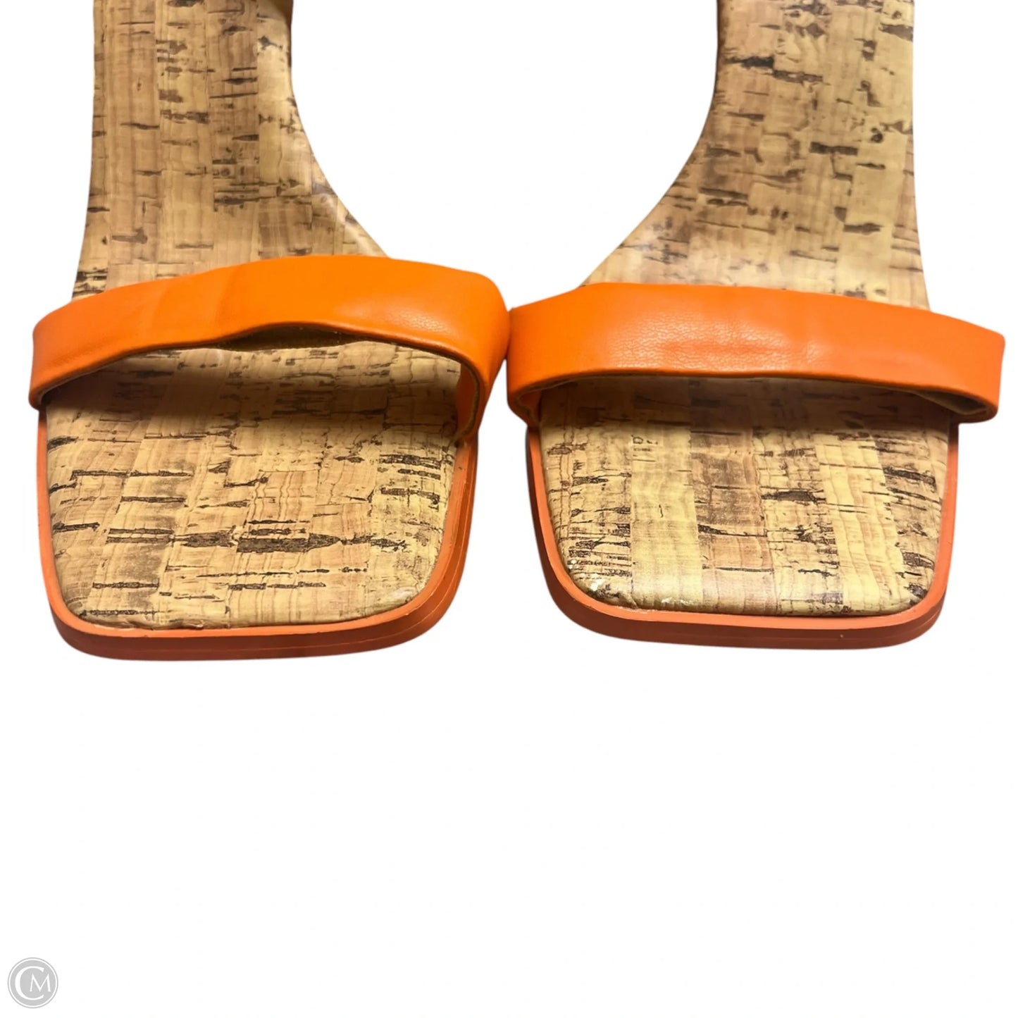 Sandals Heels Stiletto By Liliana In Orange, Size: 8.5