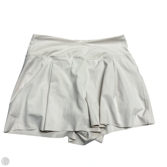 Athletic Skirt By Yogalicious In Tan, Size: 12