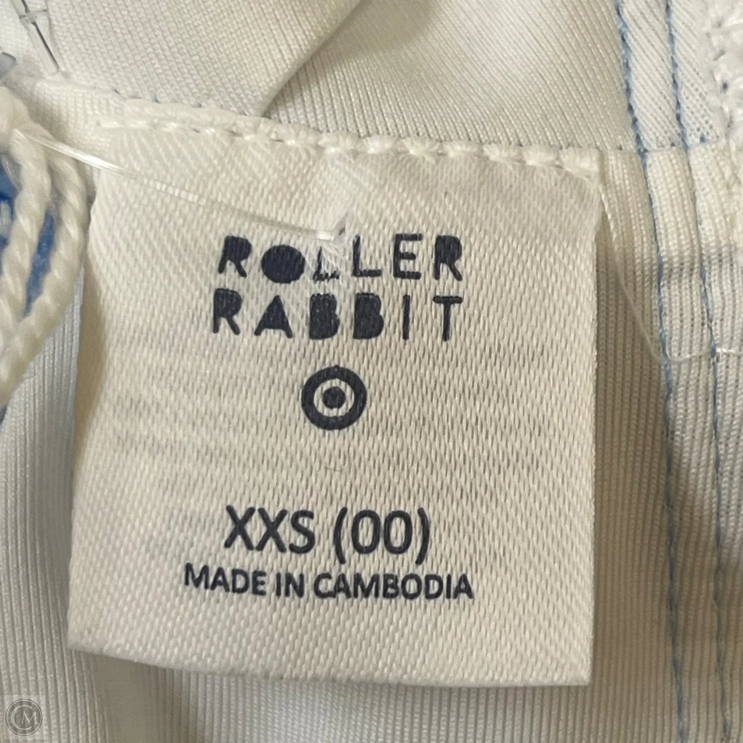 Swimsuit By Target x Roller Rabbit In Blue & White, Size: Xxs