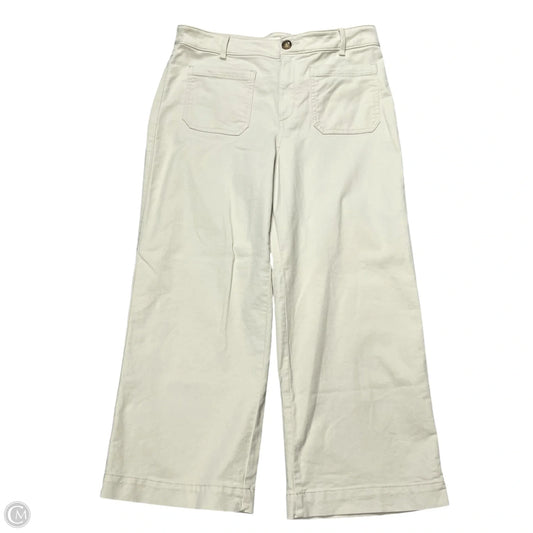Jeans Wide Leg By Loft In Tan Denim, Size: 12