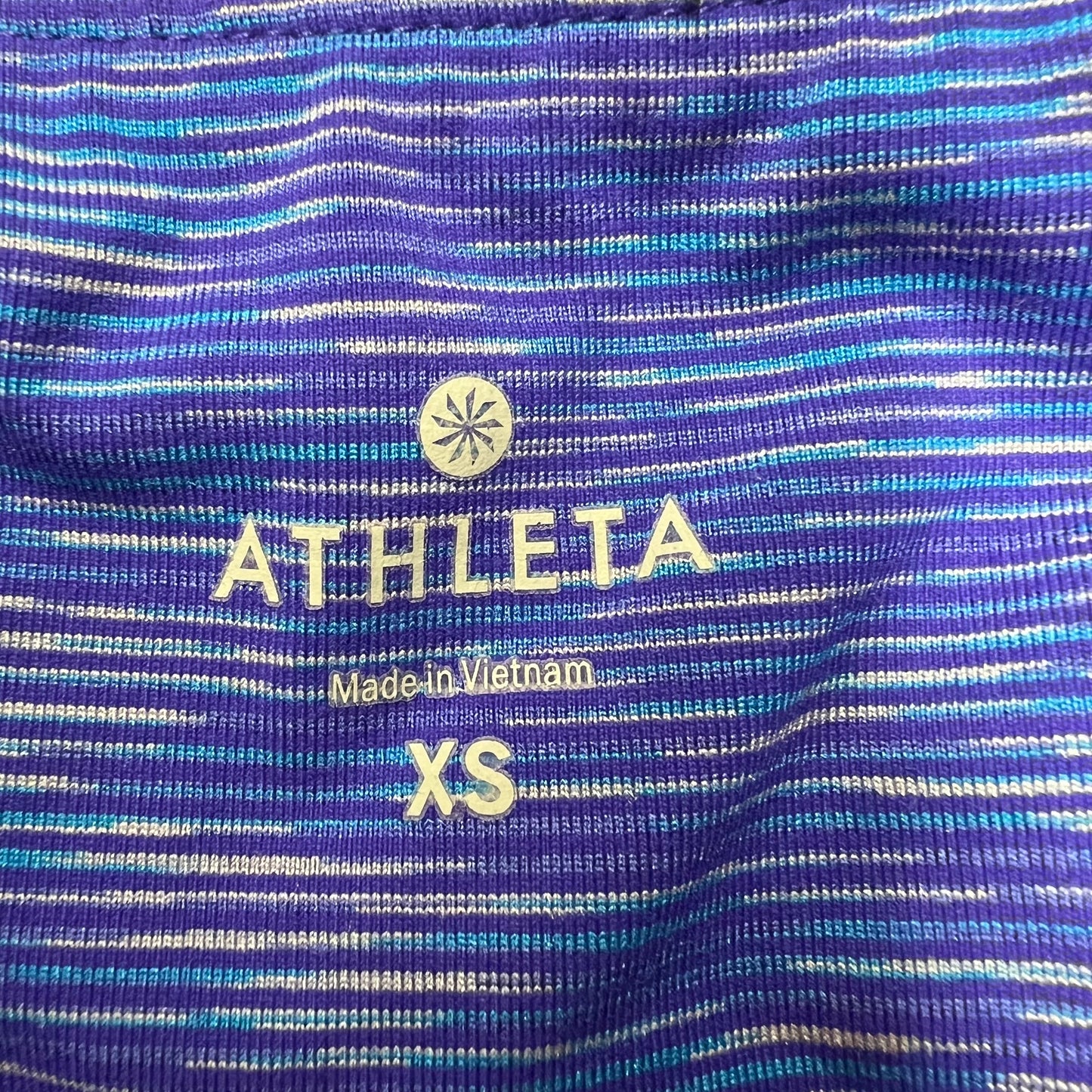 Athletic Leggings By Athleta In Blue & Purple, Size: Xs