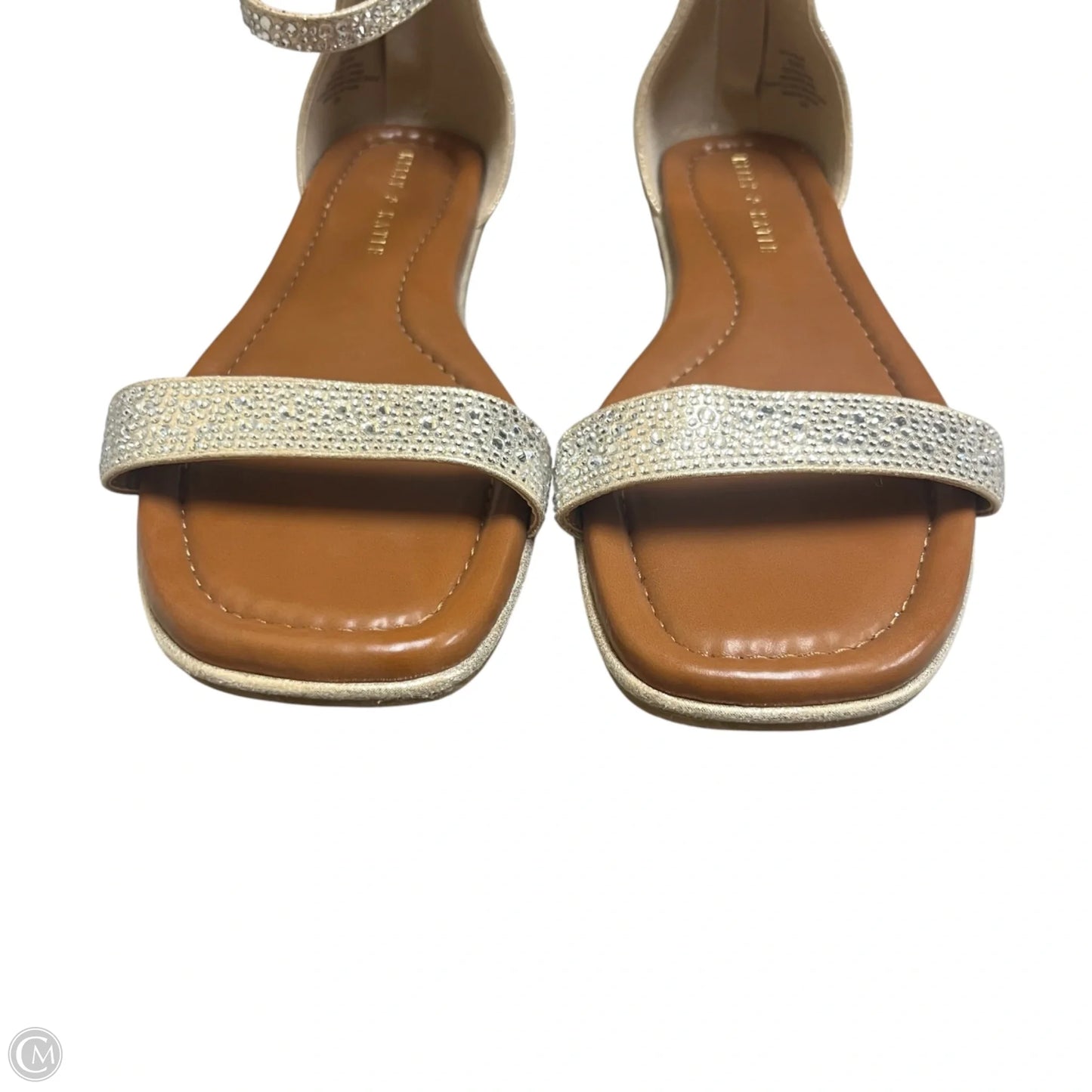 Sandals Flats By Kelly And Katie In Gold, Size: 9