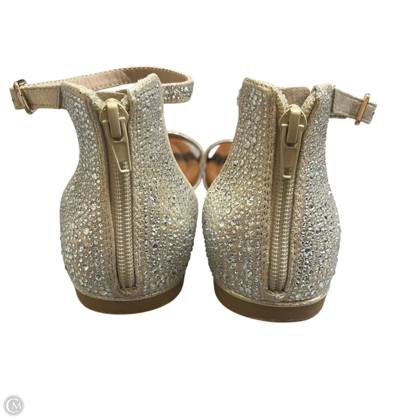 Sandals Flats By Kelly And Katie In Gold, Size: 9