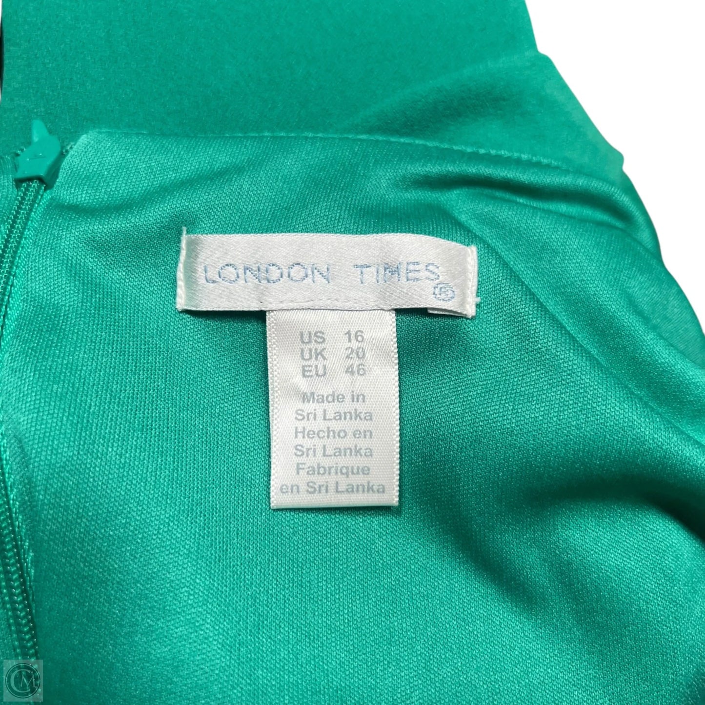 Jumpsuit By London Times In Green, Size: Xl