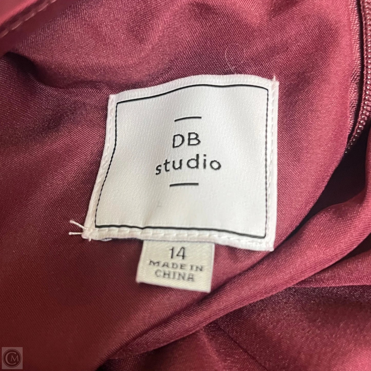Dress Party Long By DB Studio In Purple & Red, Size: L