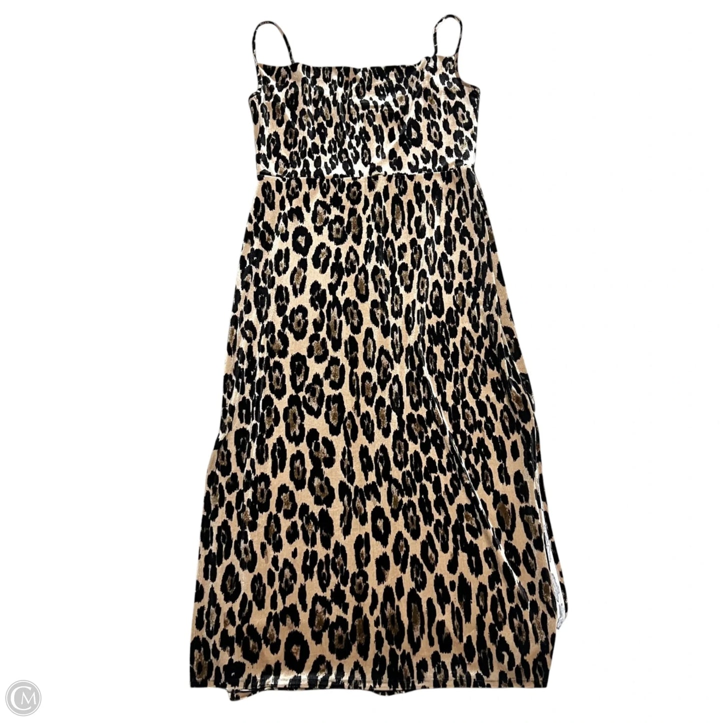 Dress Party Midi By Taylor In Leopard Print, Size: Xl